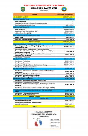 LAPORAN REALISASI APBDes Tahun 2021